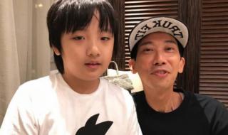 吴镇宇13岁儿子近照